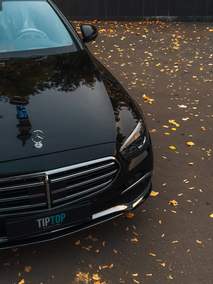 Mercedes-Benz E450: бронирование лобового стекла