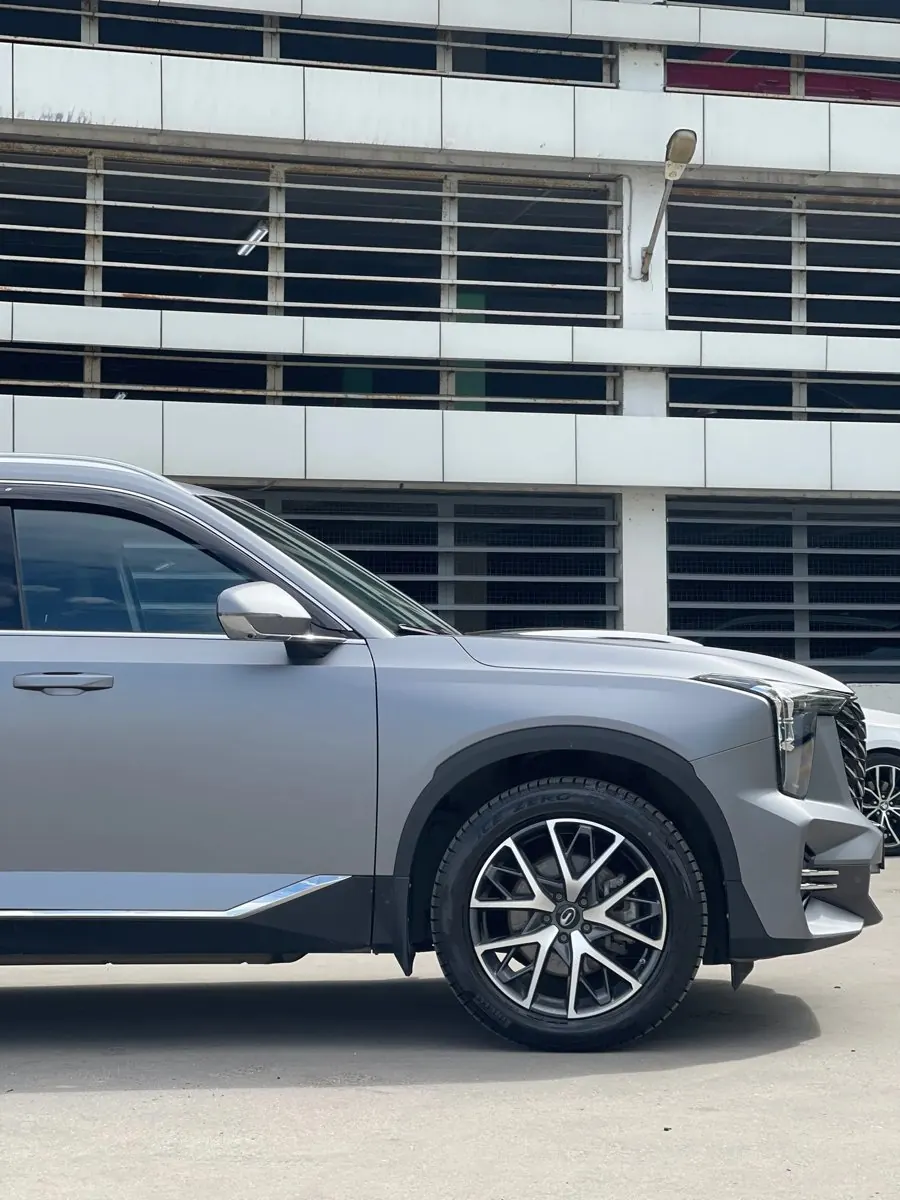 GAC GS8: смена цвета кузова матовым полиуретаном