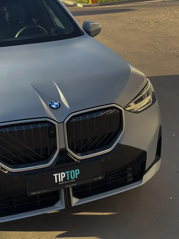 BMW X3. Капот в матовой плёнке