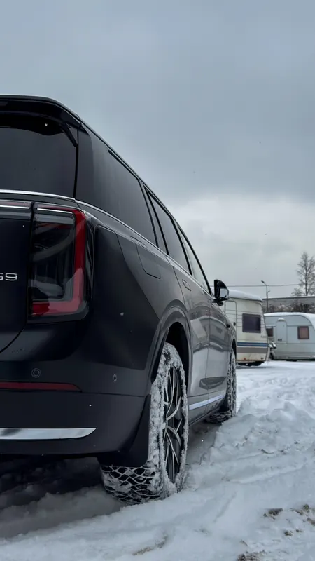 GAC S9. Задние стёкла с плёнкой 15%