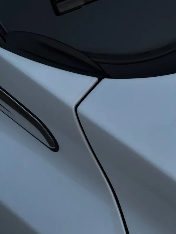 Geely Coolray. Капот, крыло и стойка под плёнкой