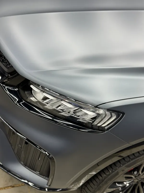 Geely Tugella. Капот в матовой плёнке