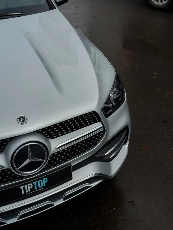 Mercedes-Benz GLE. Решётка и передний бампер после сборки