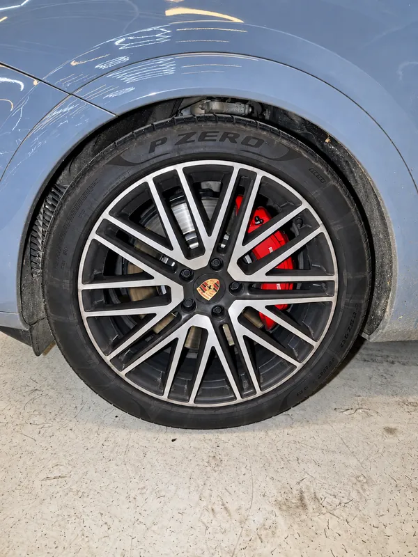 Porsche Cayenne Turbo S. Диск до работ